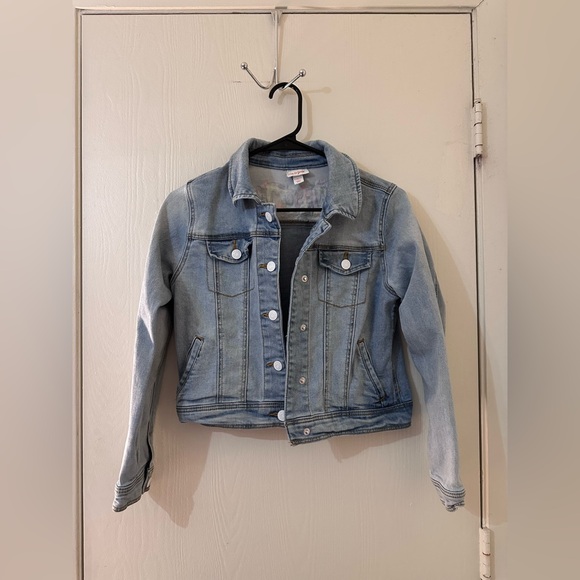 Cat & Jack Other - Girls Cat & Jack Light Blue Jean Jacket Size Large 10/12